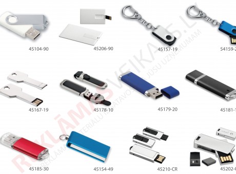 USB flash zibatmiņa ar apdruku vai gravēšanu