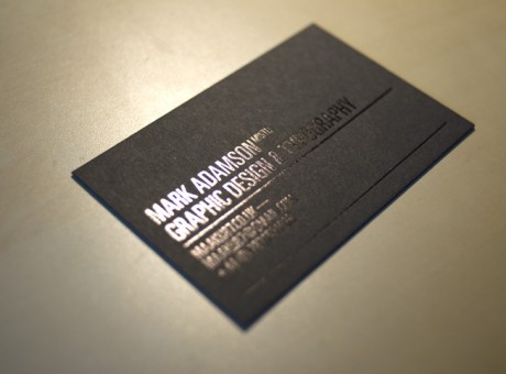 Business cards (one-side screen print)