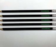 Pencils with print