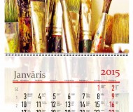 Wall calendar print