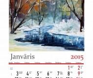 Wall calendar print WINTER